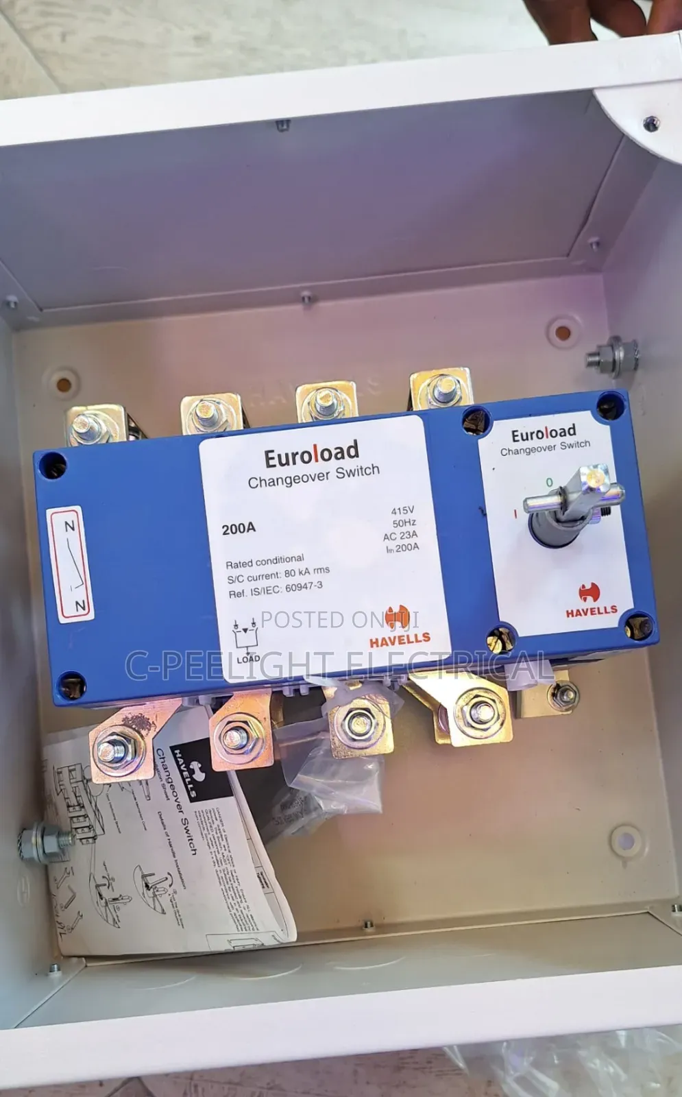 200A Changeover Switch