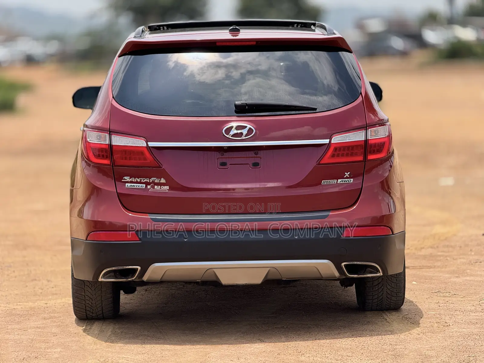 Hyundai Santa Fe Limited AWD 2016 Red
