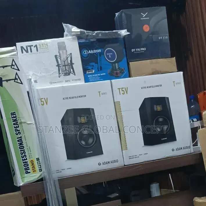 High-Quality Studio Recording Monitoring Gear