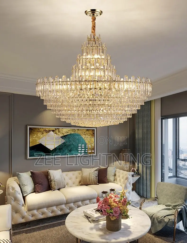 Luxury Full Crystal Chandelier for Living Room’s (Size 800mm)