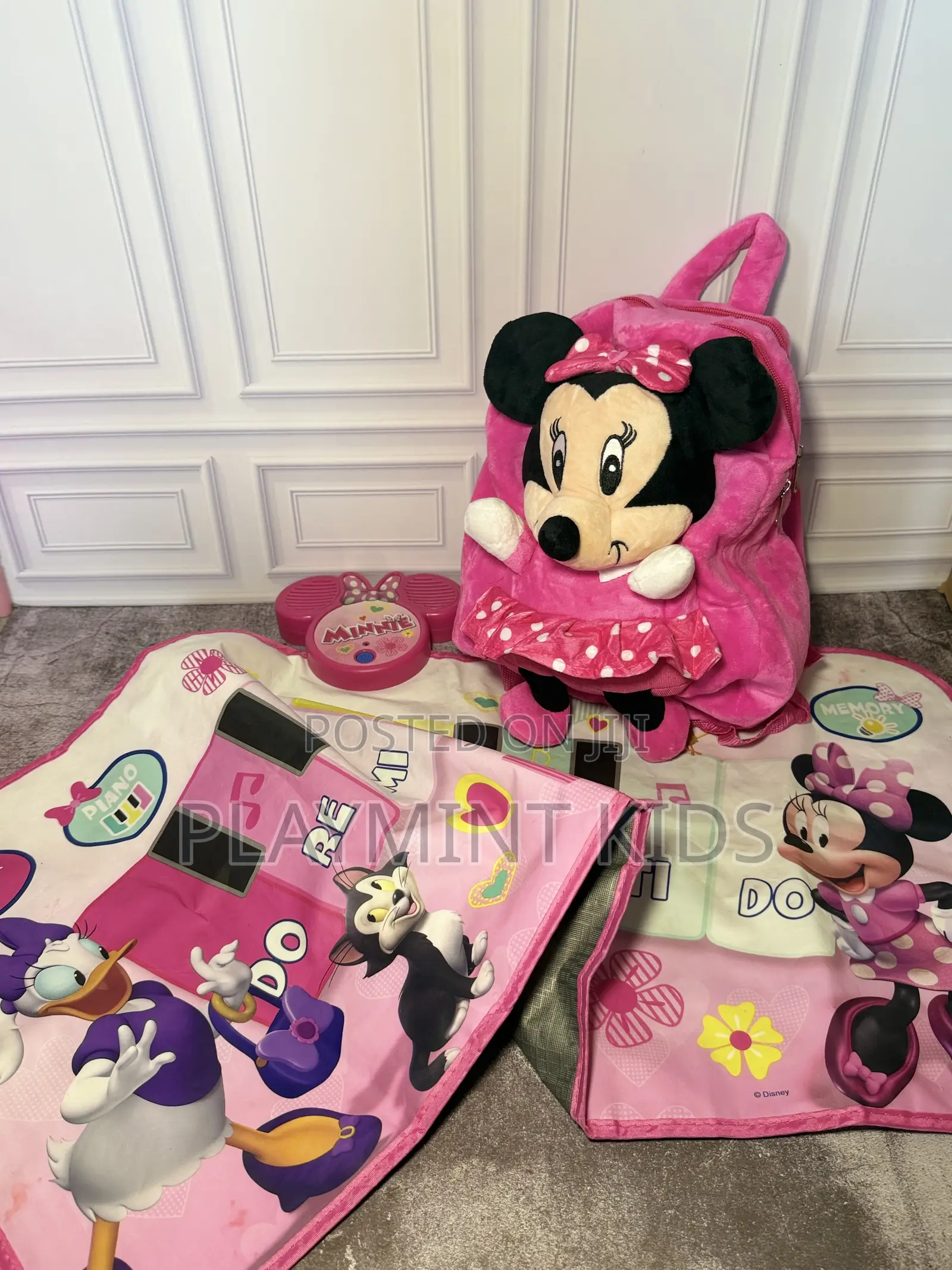 Minnie Mouse Backpack and Activity Playmat Combo