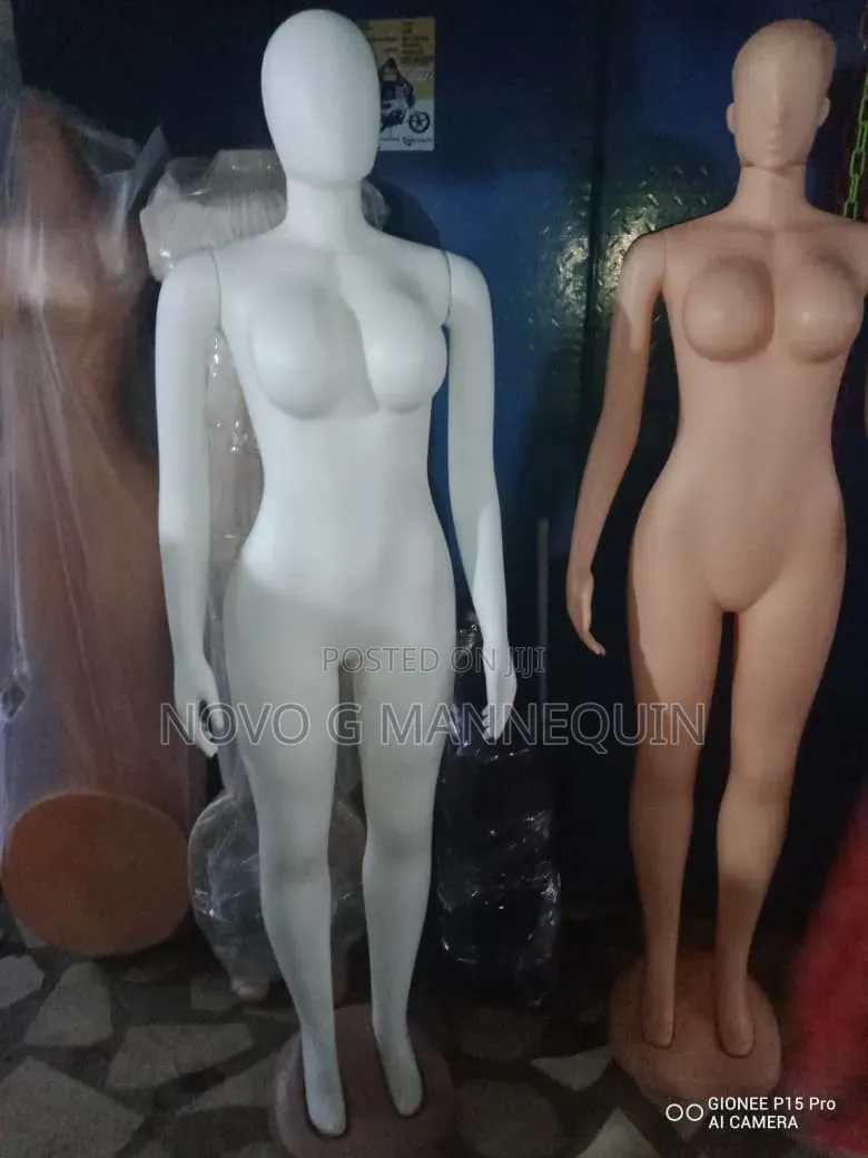 Plastic Faceless White Woman