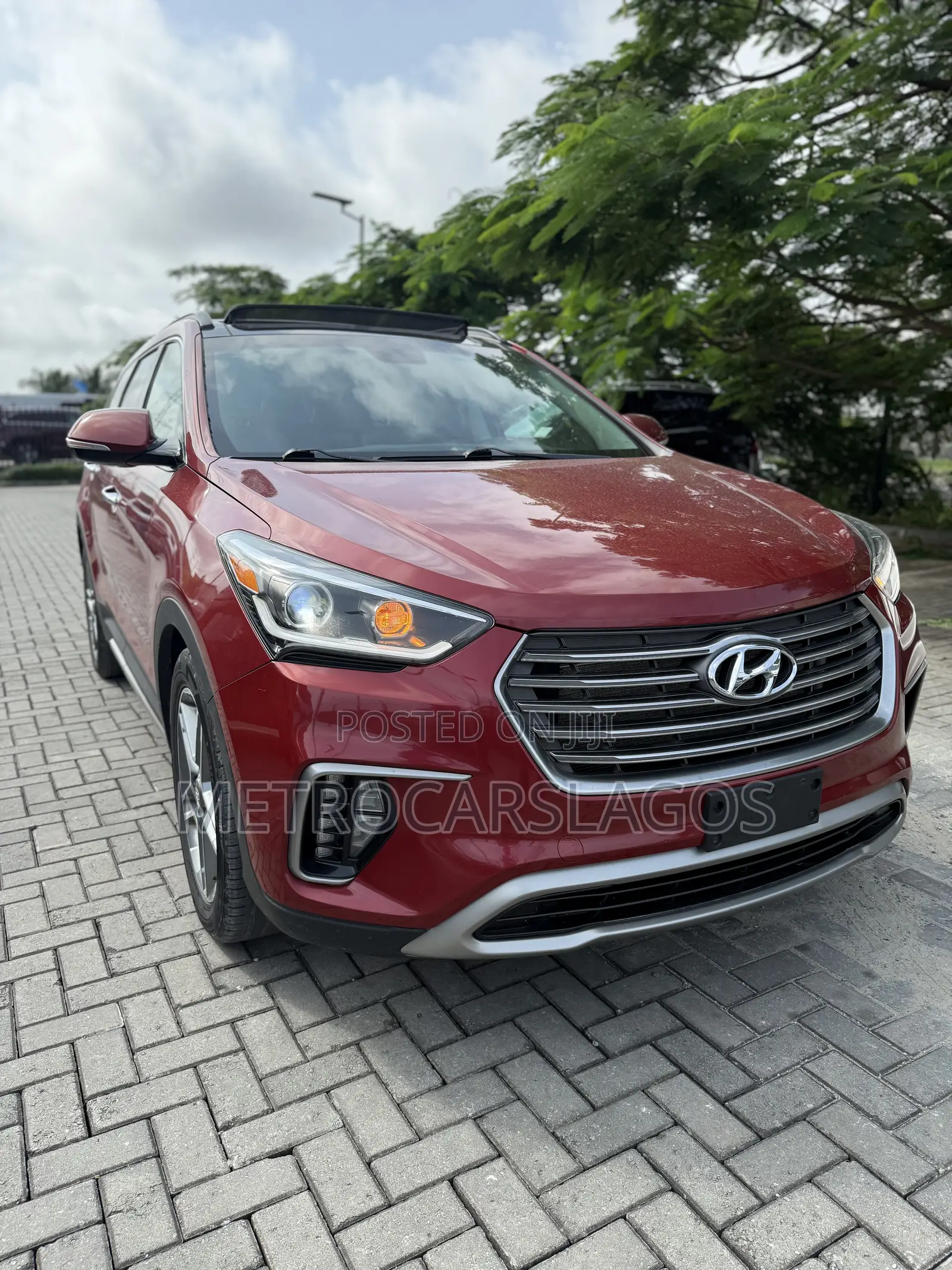 Hyundai Santa Fe Limited AWD 2017 Red