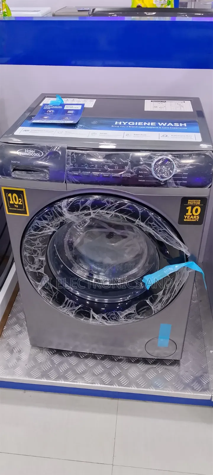 Haier Thermocool Washing Machine 10kg Front Load Washing & Spinning.