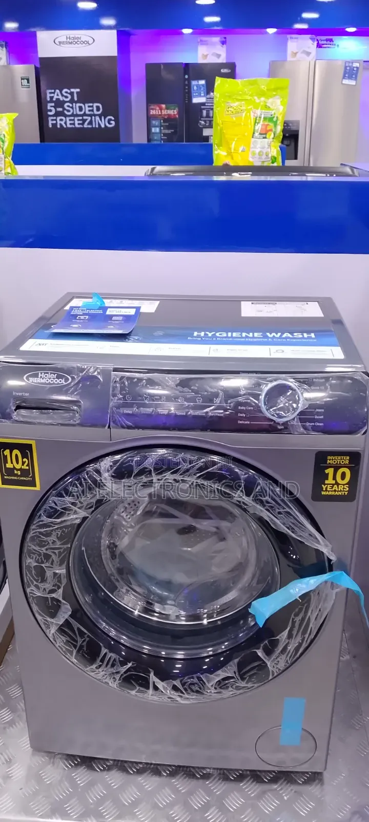 Haier Thermocool Washing Machine 10kg Front Load Washing & Spinning.
