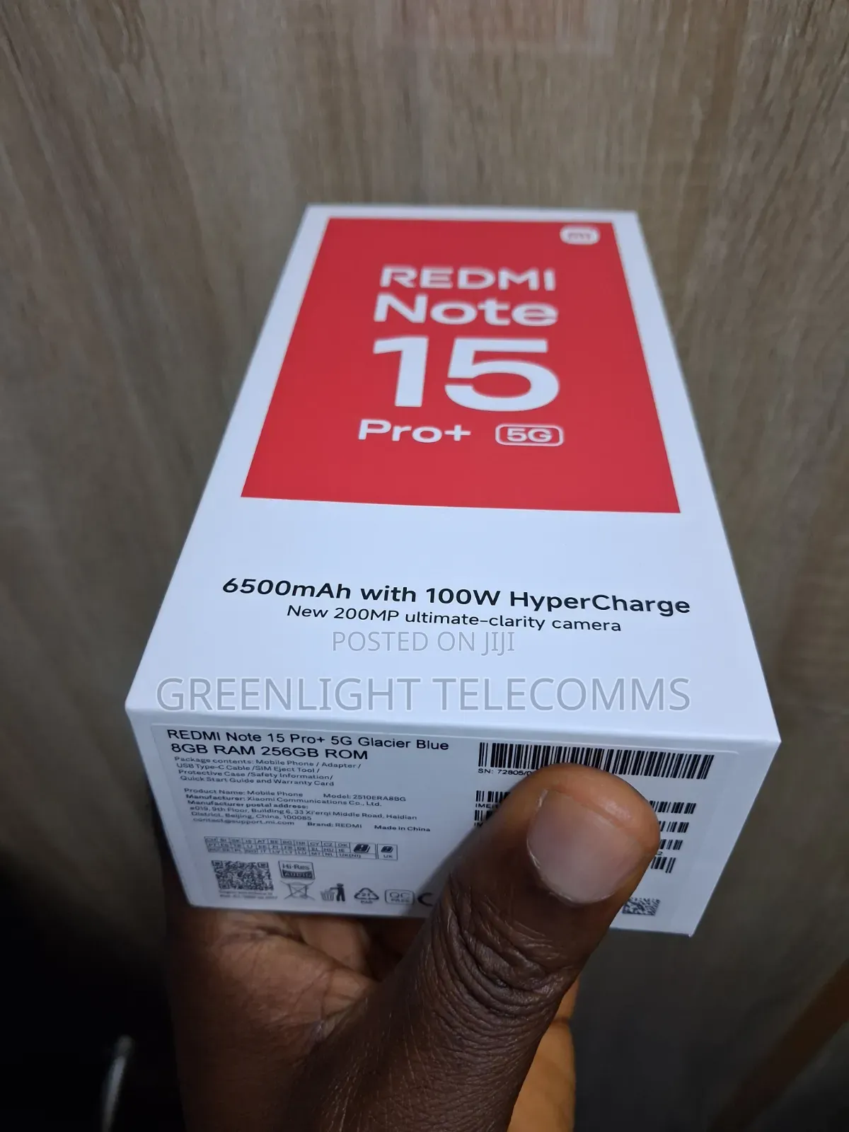 New Xiaomi Redmi Note 15 Pro+ 256 GB Red