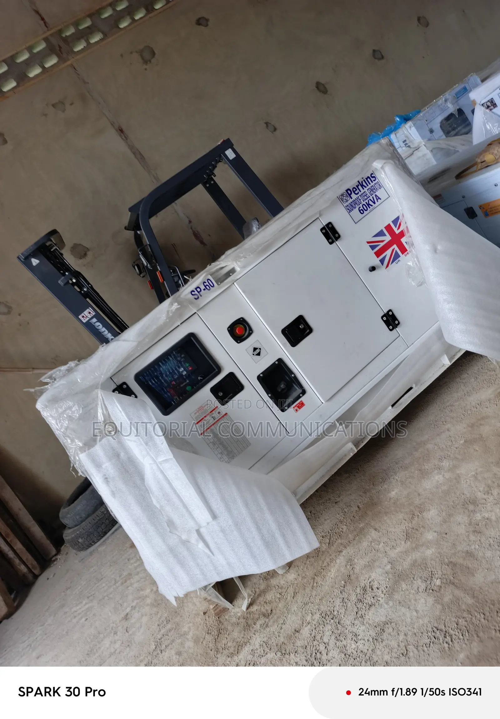 Perkins 60kVA Generator Set – Reliable Electricity for Business and In
