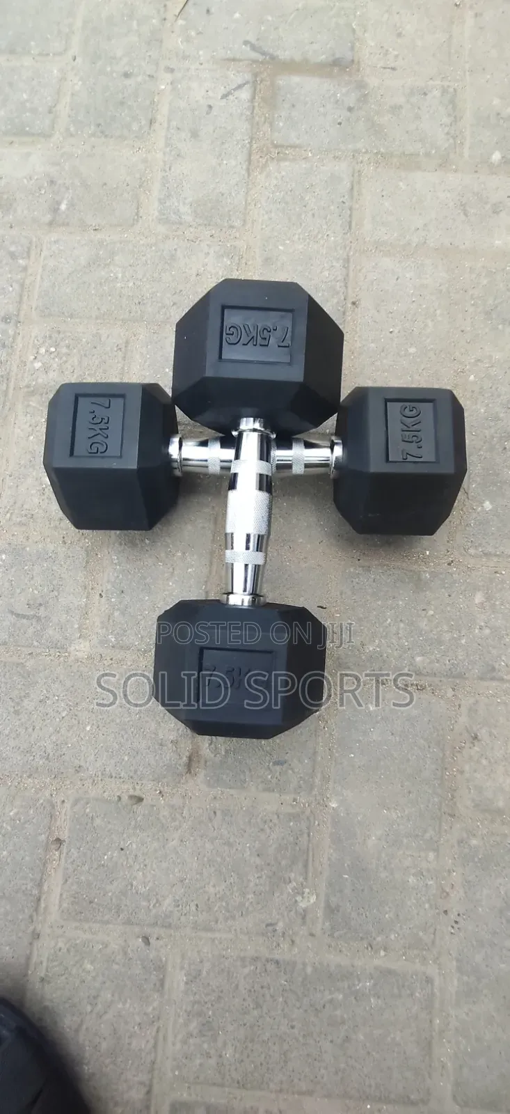 15kg Hexagon Dumbbell 7.5kg X 2 = 15kg