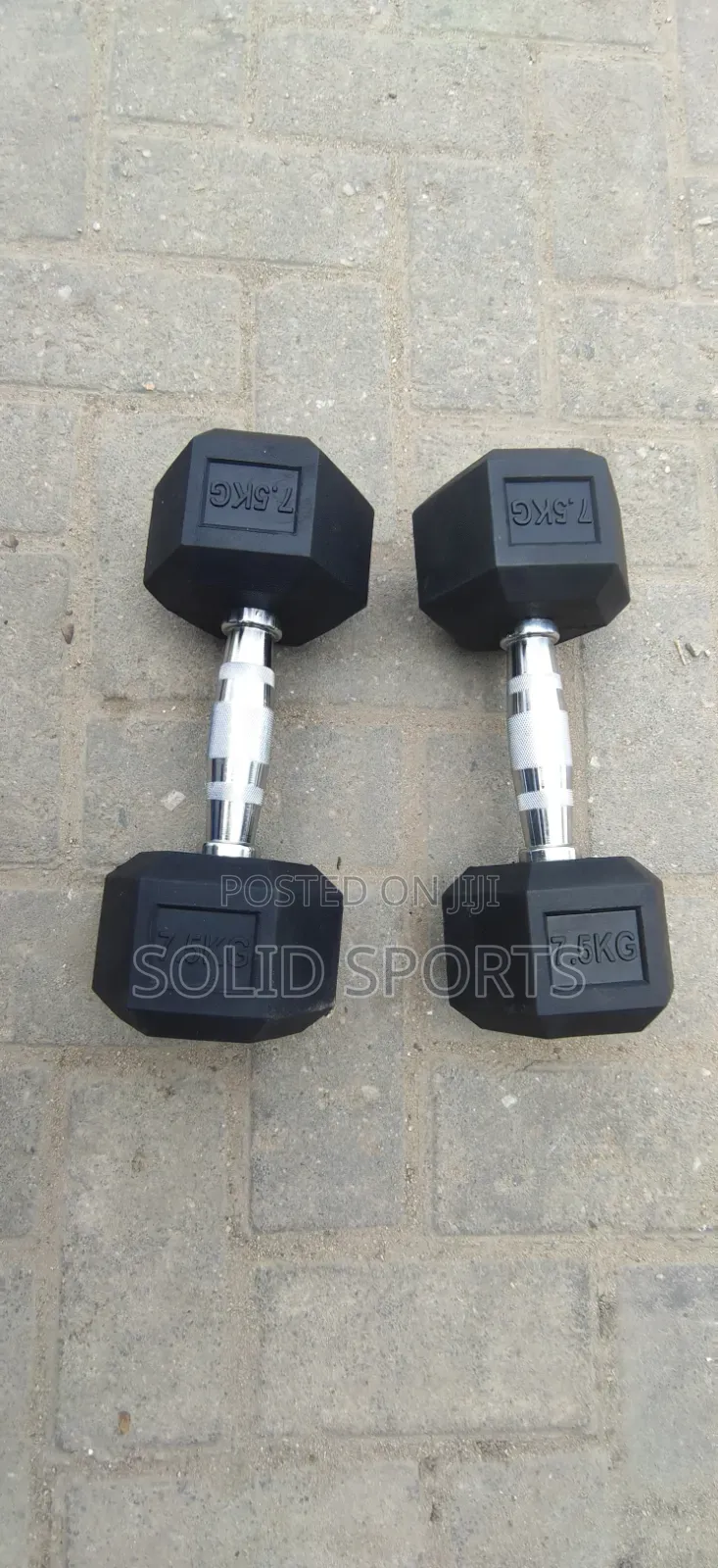 15kg Hexagon Dumbbell 7.5kg X 2 = 15kg