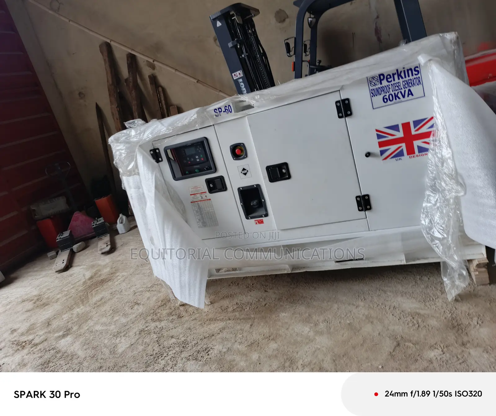 Perkins 60kVA Silent Generator Set – Dependable Power With Low Noise