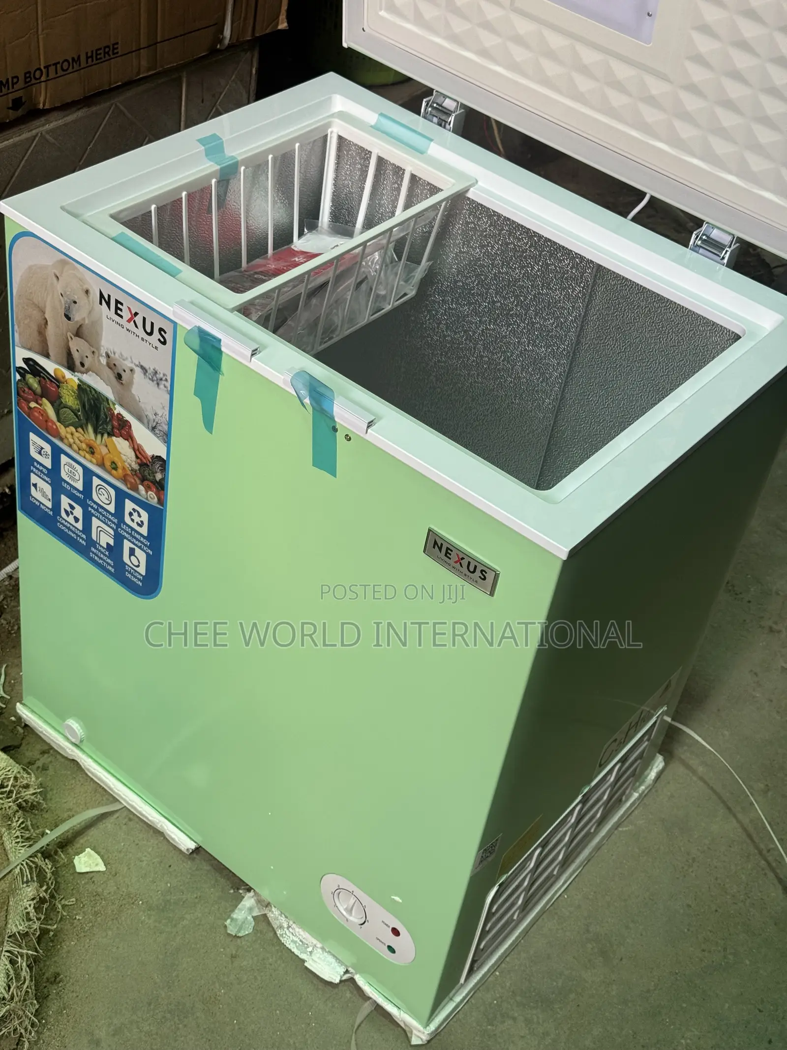 Original Nexus NX-160G 160 Litres Chest Freezer With 2years Warranty