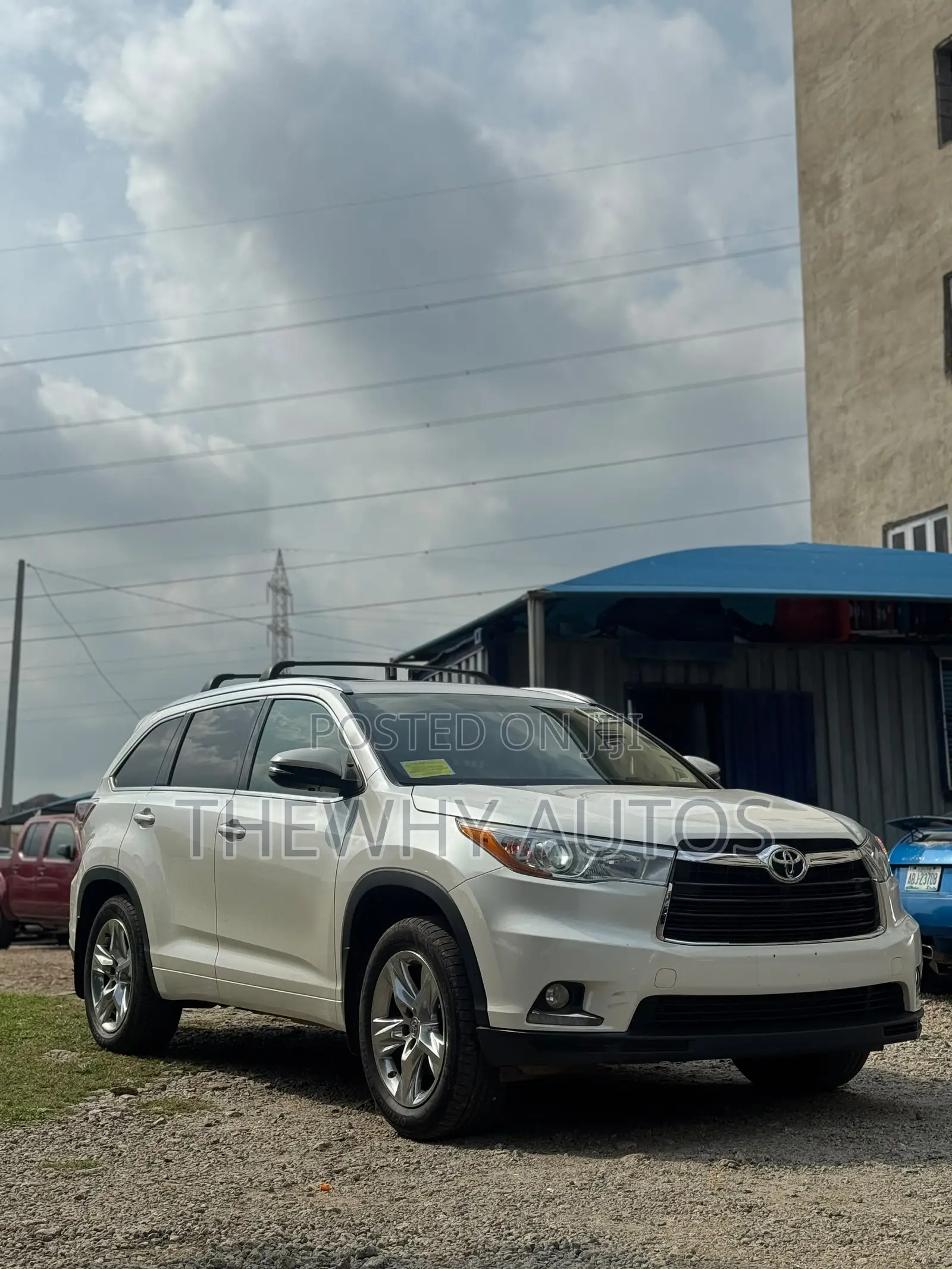 Toyota Highlander Limited 4dr SUV AWD (3.5L 6cyl 6A) 2015 White