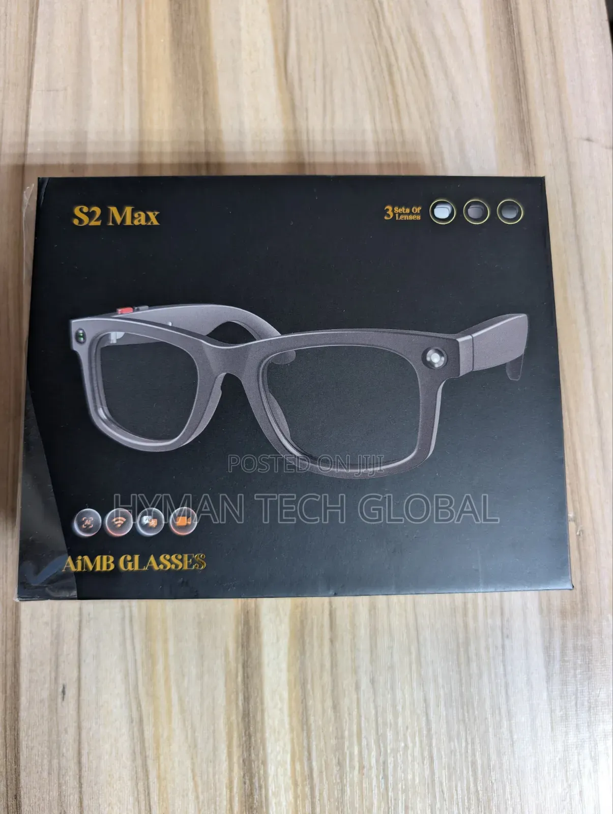 S2 Max Ai Smart Glasses, Video, Audio Recording Photo Ai Translation