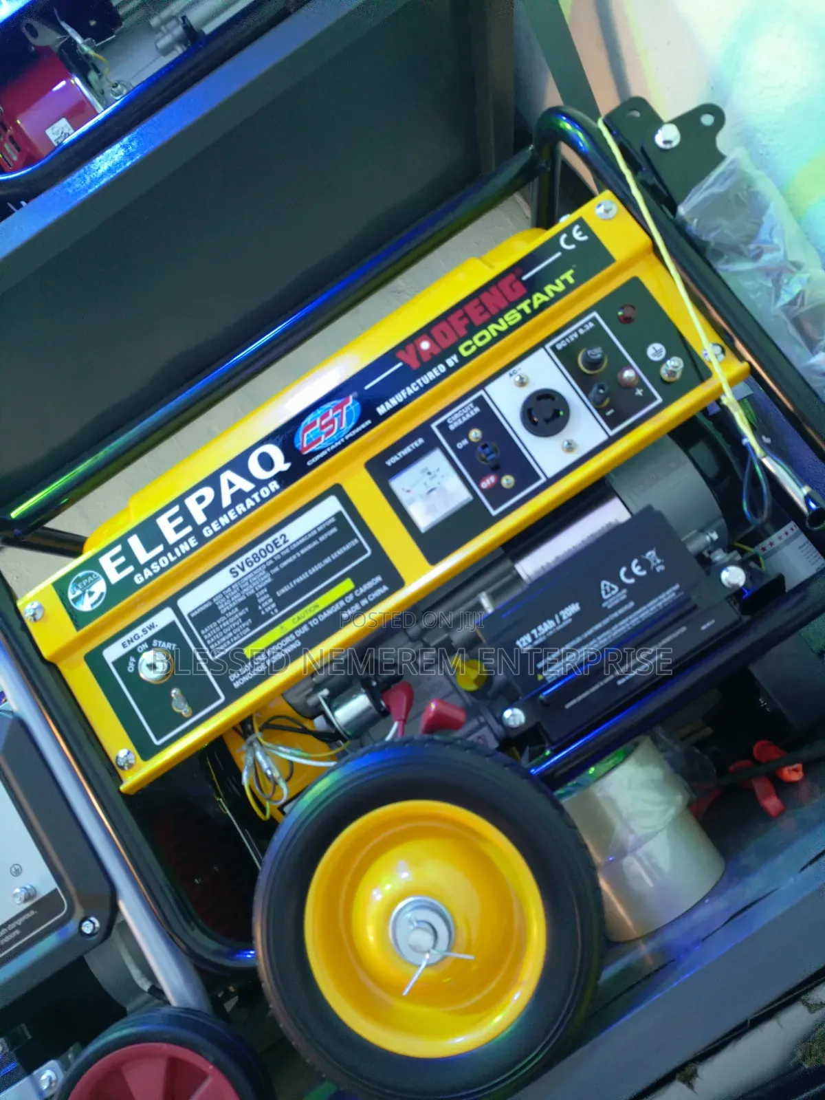 4.5kva Elepaq Constant Petrol Generator 100% Copper Coil