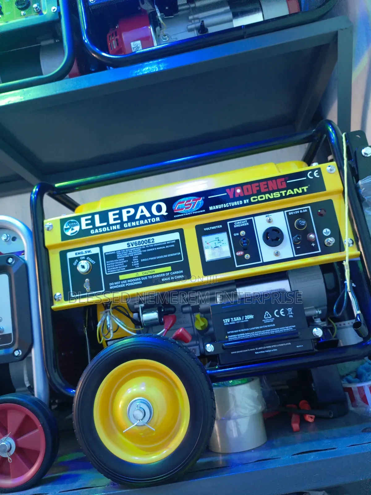 Brand New Elepaq Constant Petrol Generator 4.5kva