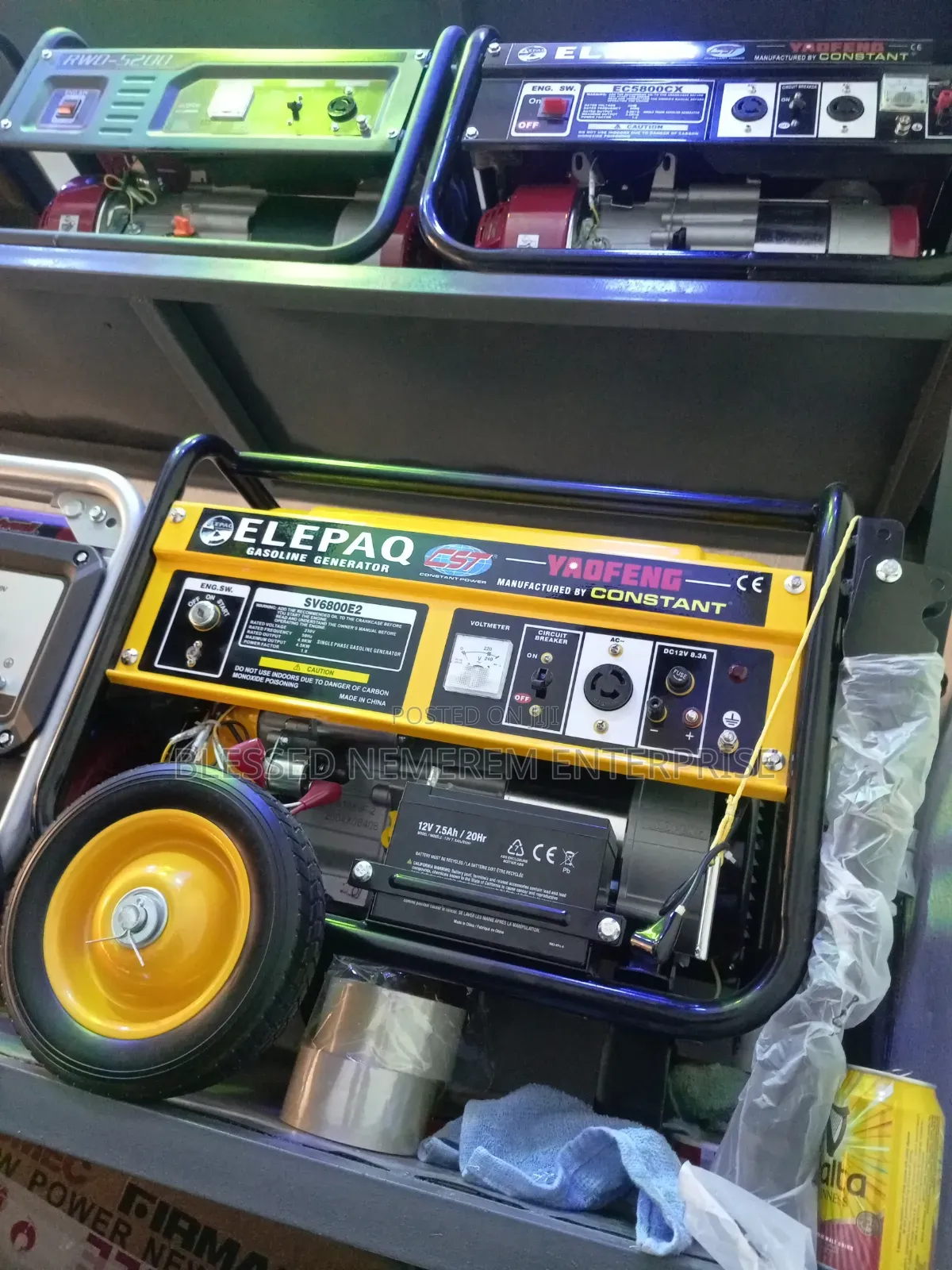 Brand New Elepaq Constant Petrol Generator 4.5kva