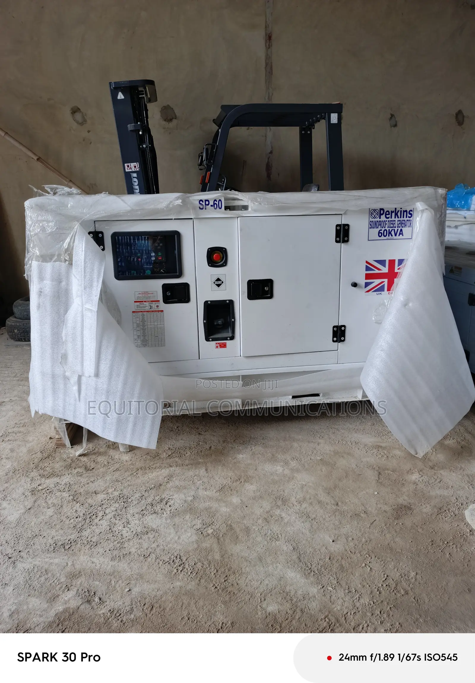 Perkins 60kV Soundproof Genset Engineered for Performance Durability