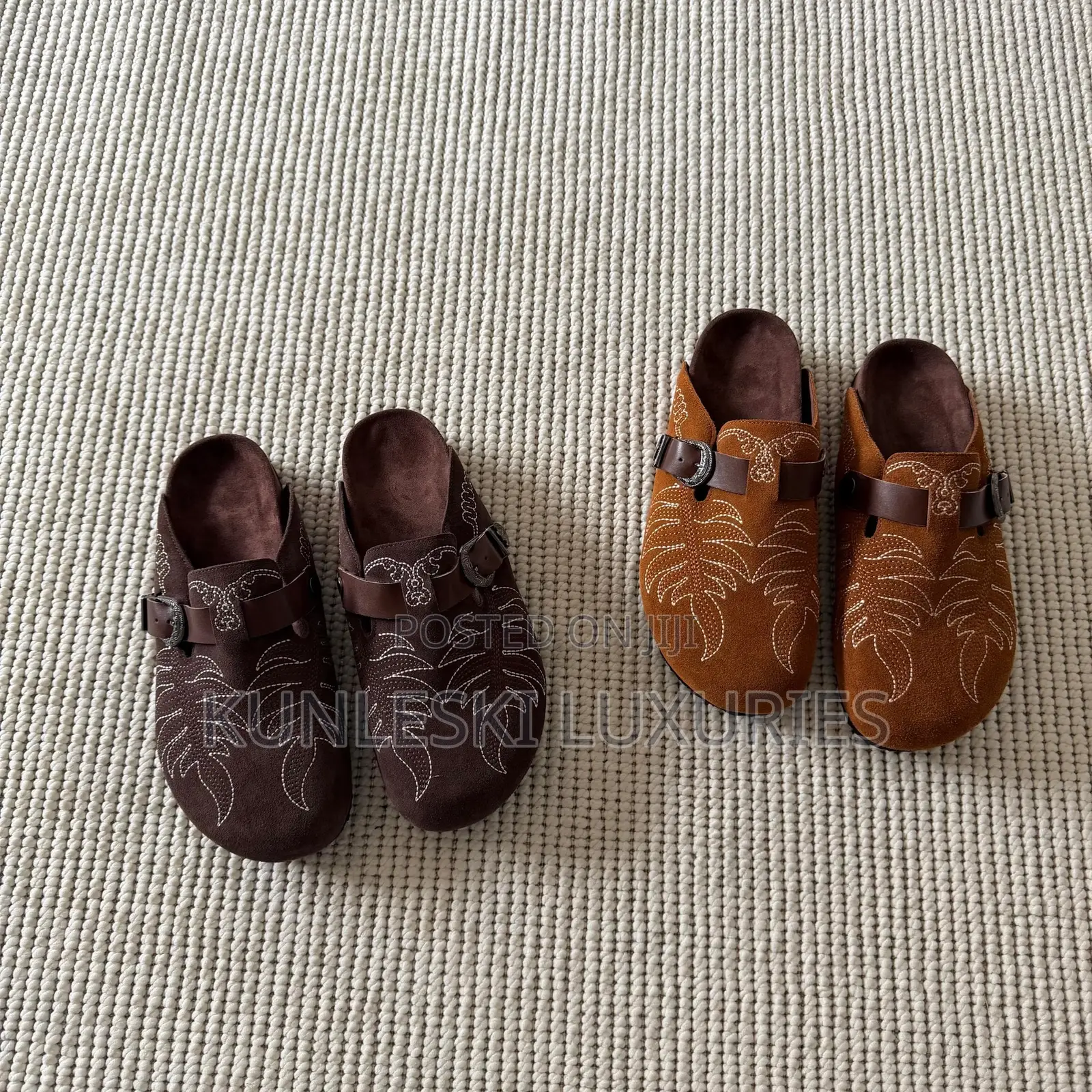 Original Vintage Embroidered Birkenstock Mules Available