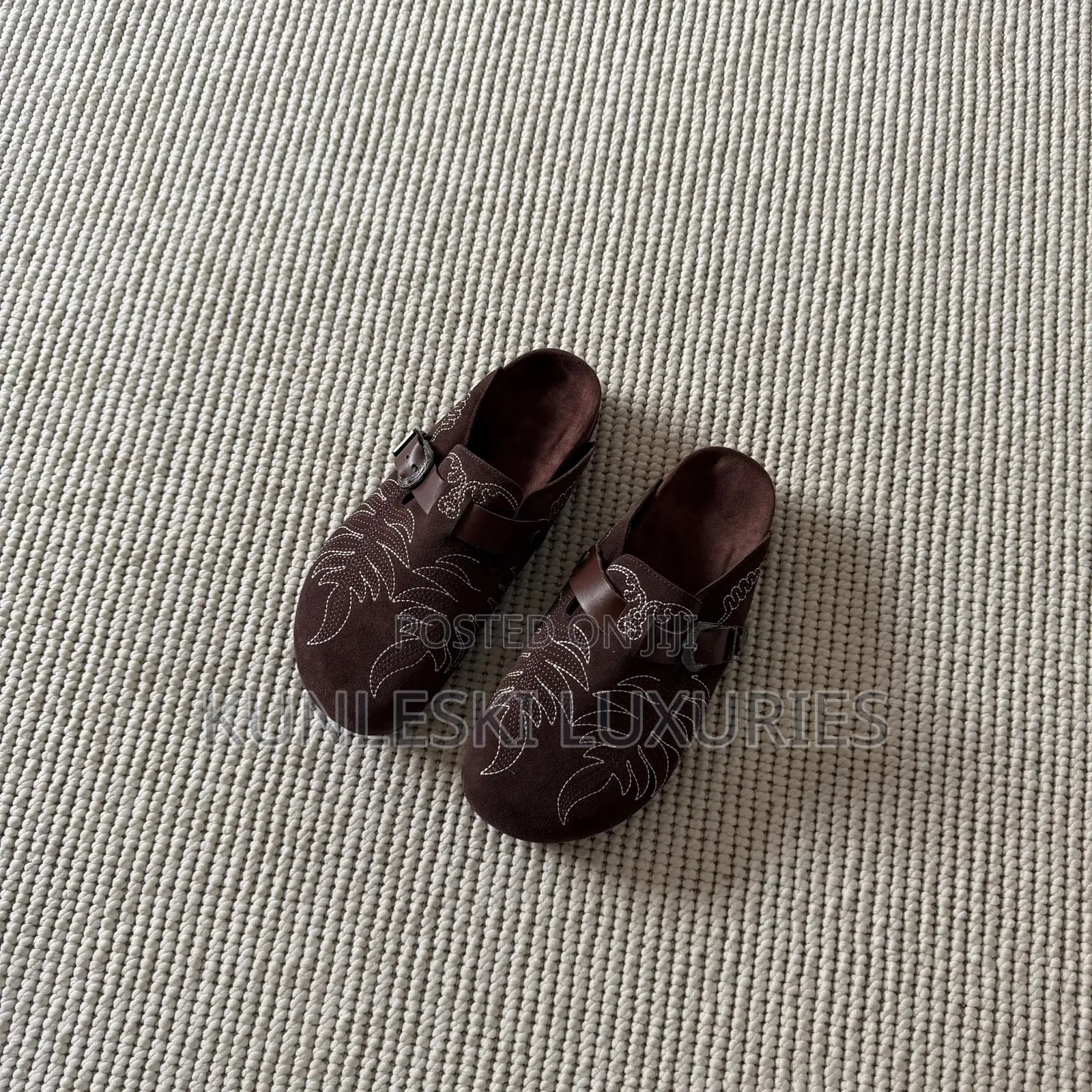Original Vintage Embroidered Birkenstock Mules Available
