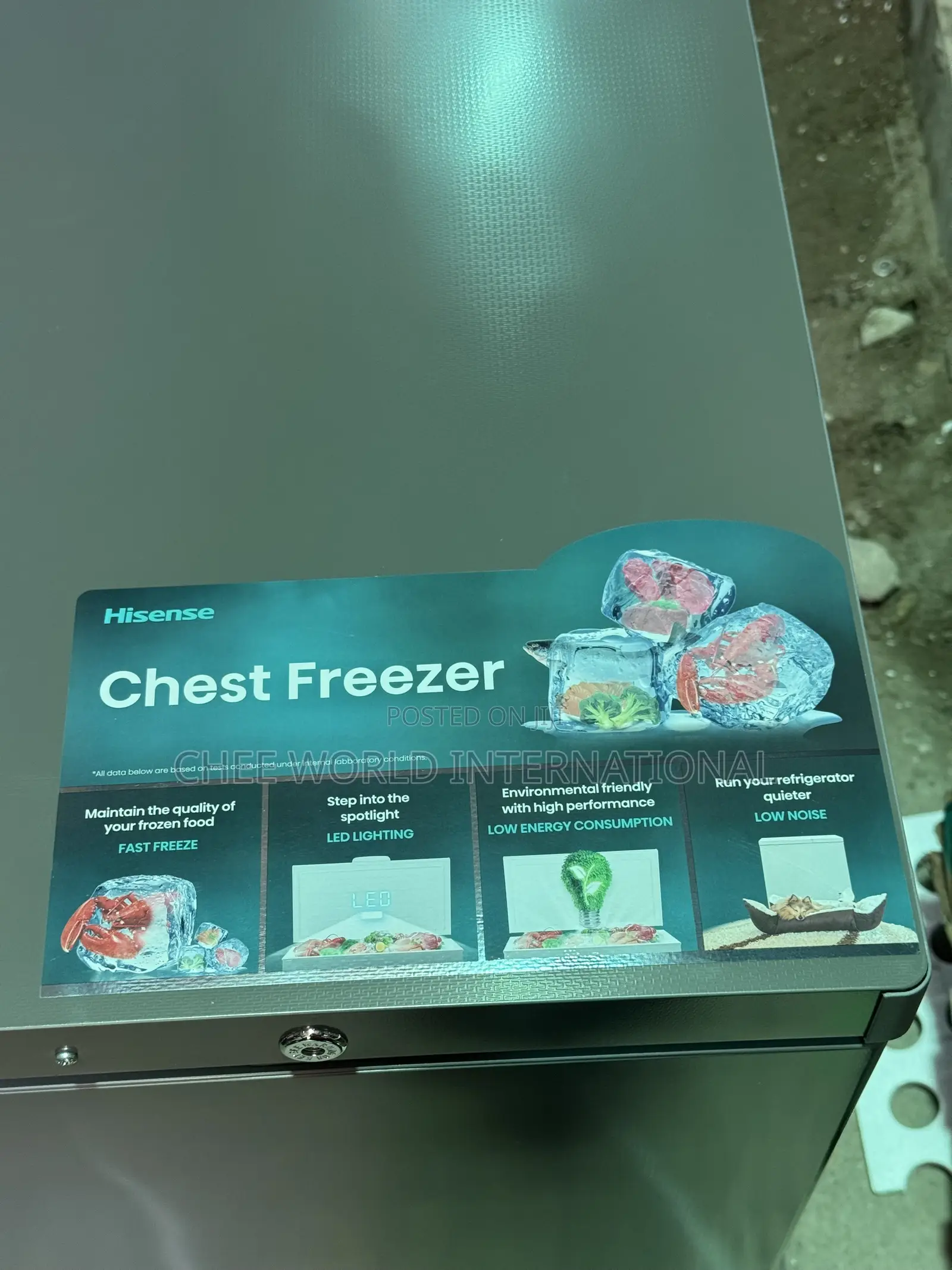 Original Hisense Model 270 200Litres Deep Freezer – Energy Saving