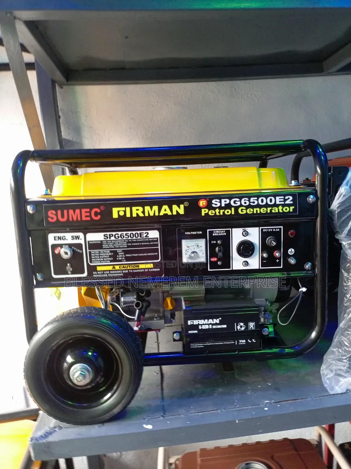 4.8kva Sumec Firman Petrol Generator 100% Copper Wire