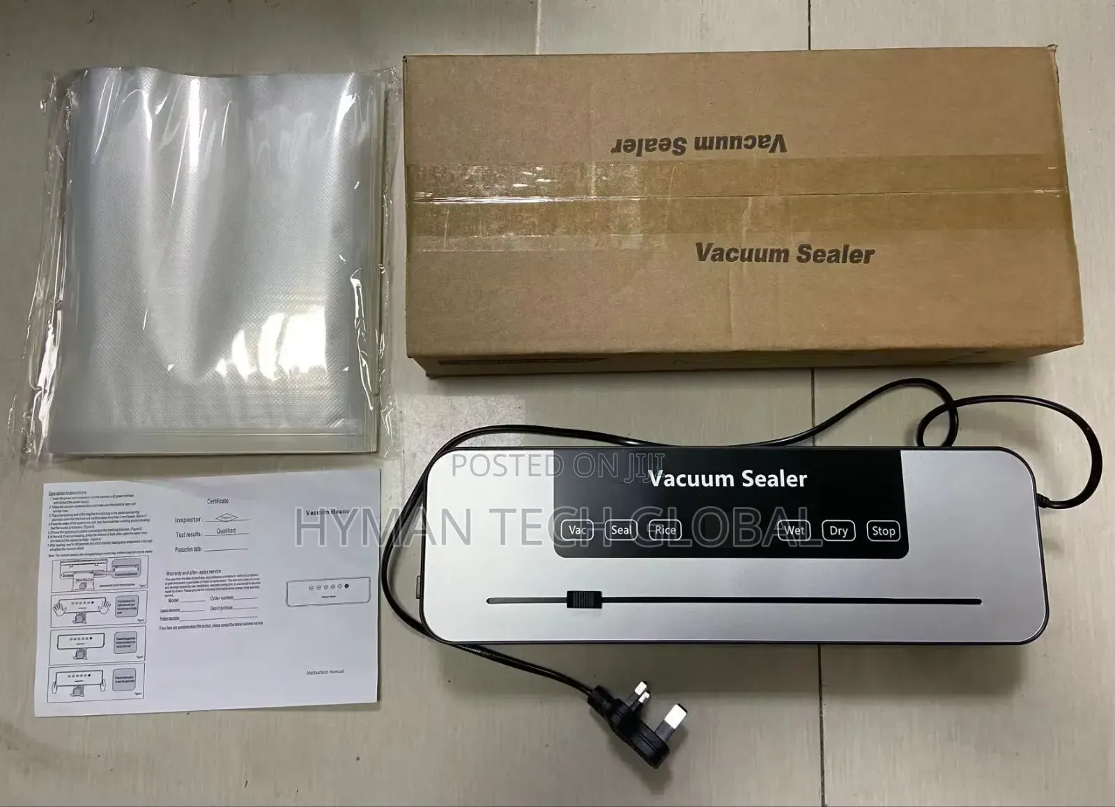 Household VACUUM Automatic Vacuum Sealing Machine Dry and Moist Food