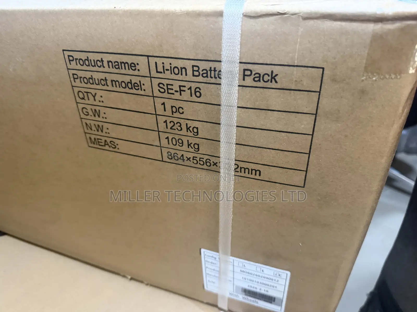 Deye 16kWh 48V Rechargeable Lithium Battery