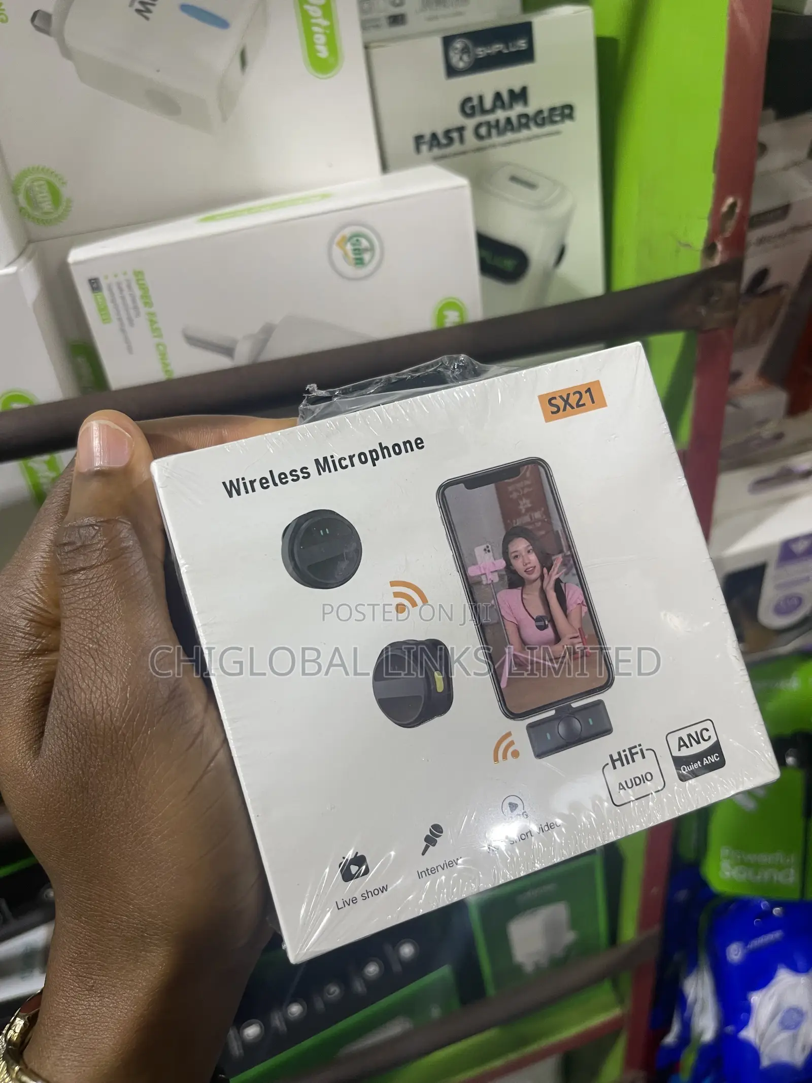 Wireless Noise Cancellation Microphone