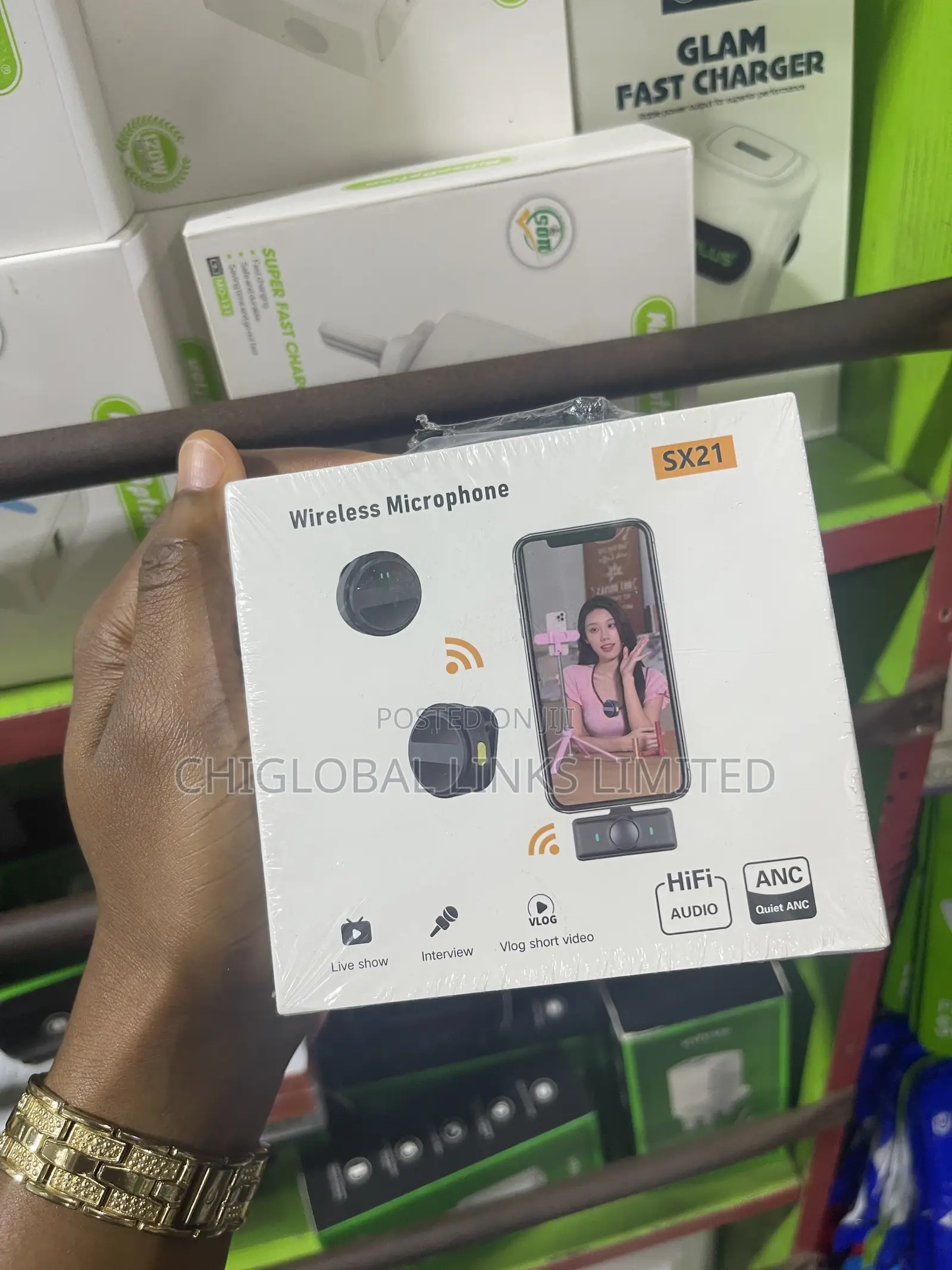 Wireless Noise Cancellation Microphone