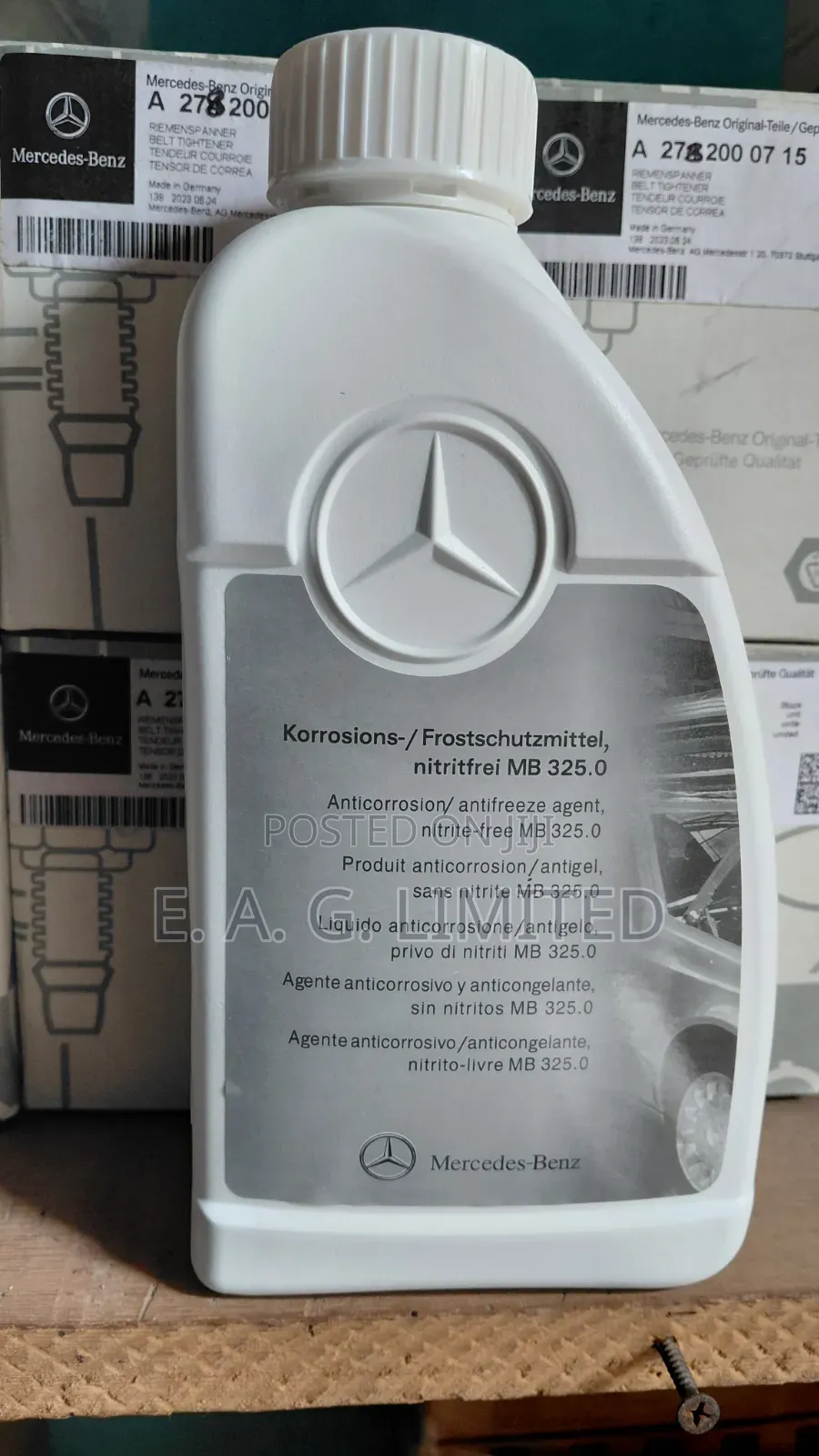 Mercedes-Benz Coolant/Antifreeze (Blue). 1Ltr