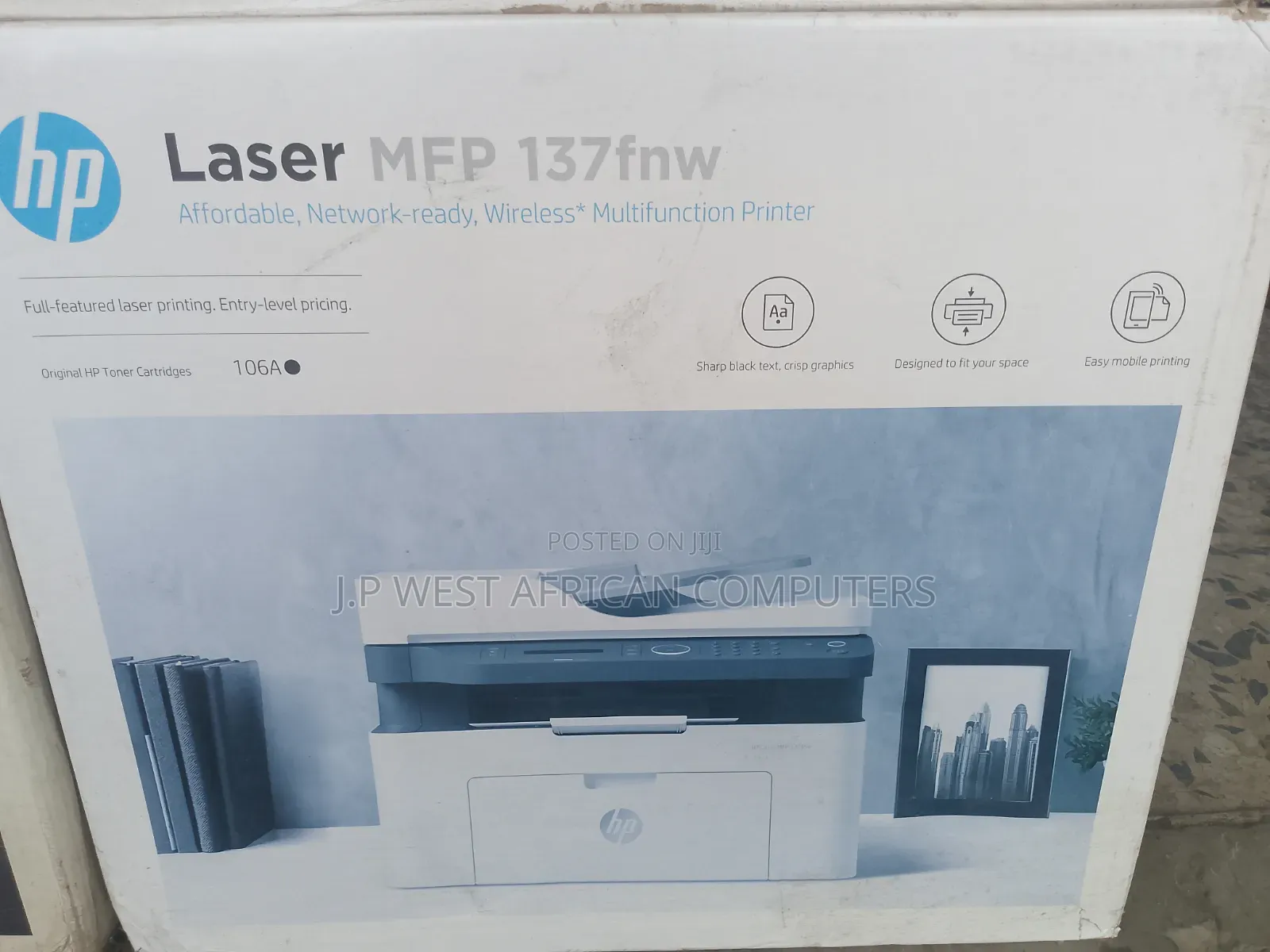 HP Laser MFP137FNW (Wireless)