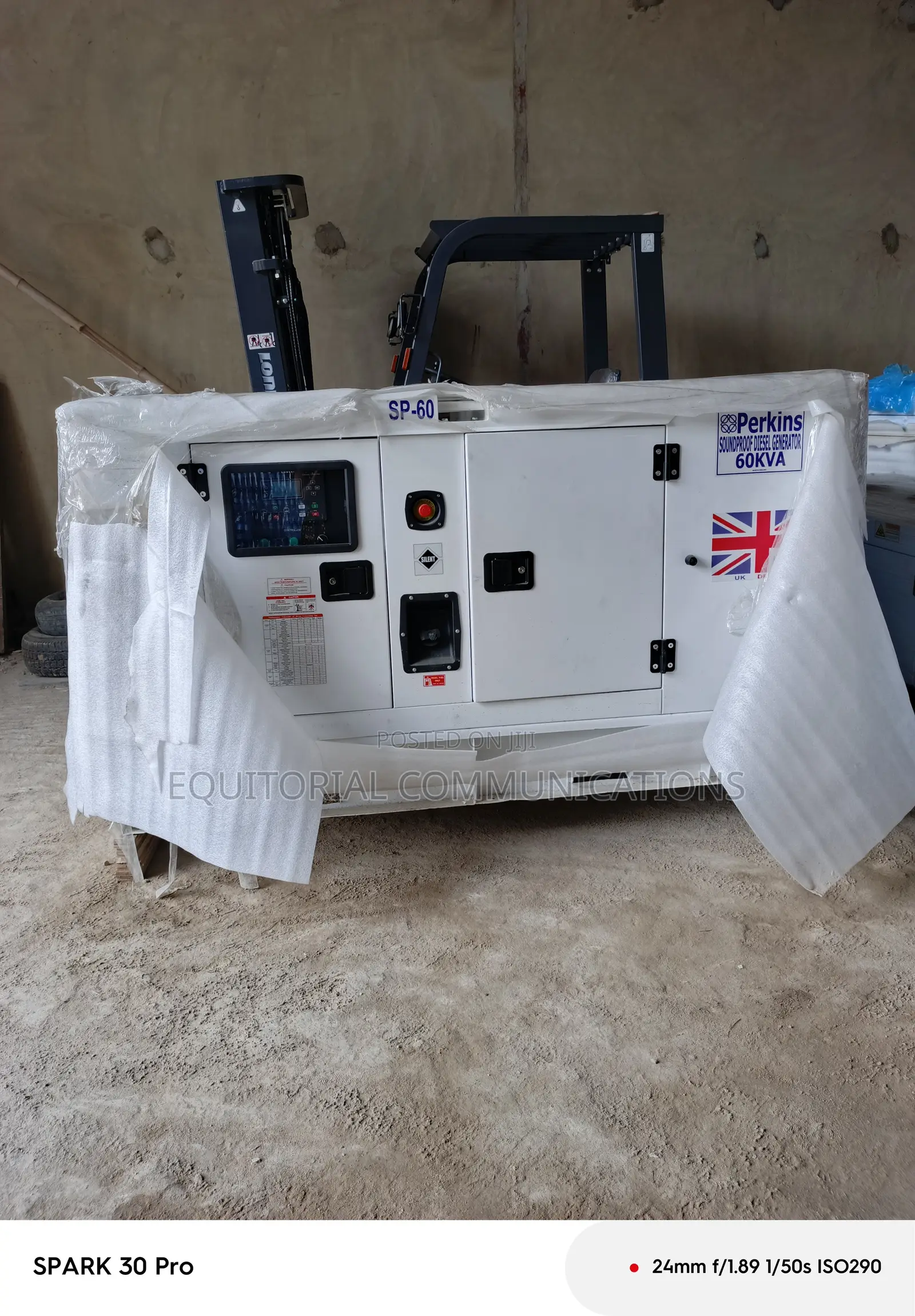 Perkins 60kVA Generator –Diesel Power for Commercial Industrial Needs