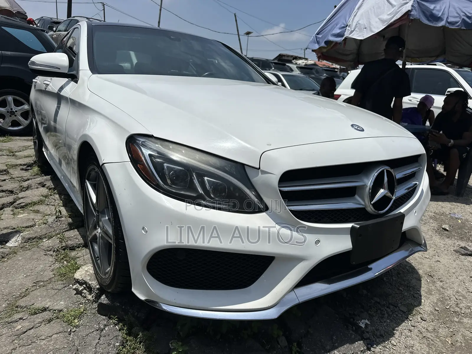 Mercedes-Benz C400 4Matic AWD Sedan (3.0L V6 7A) 2015 White