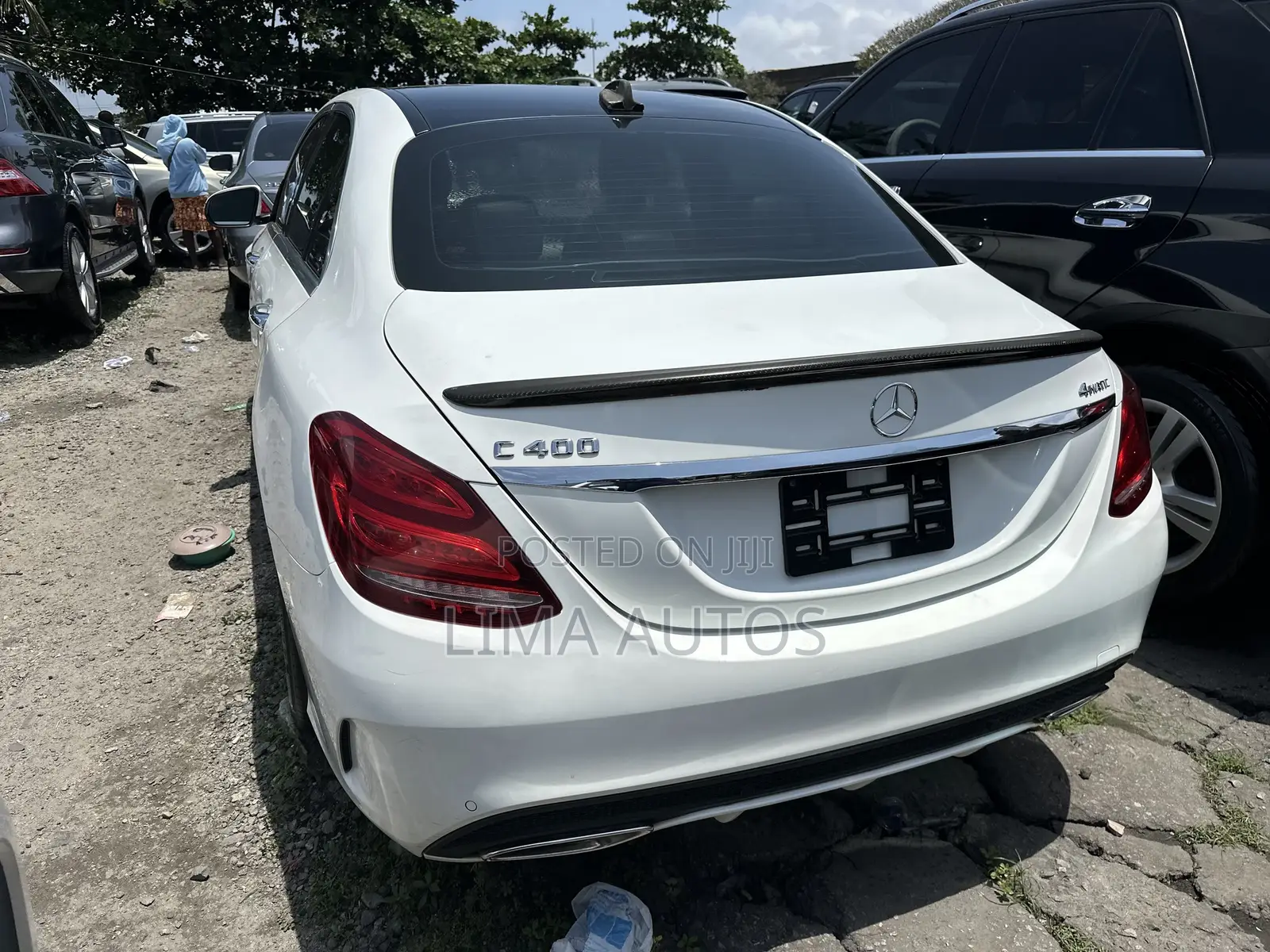 Mercedes-Benz C400 4Matic AWD Sedan (3.0L V6 7A) 2015 White