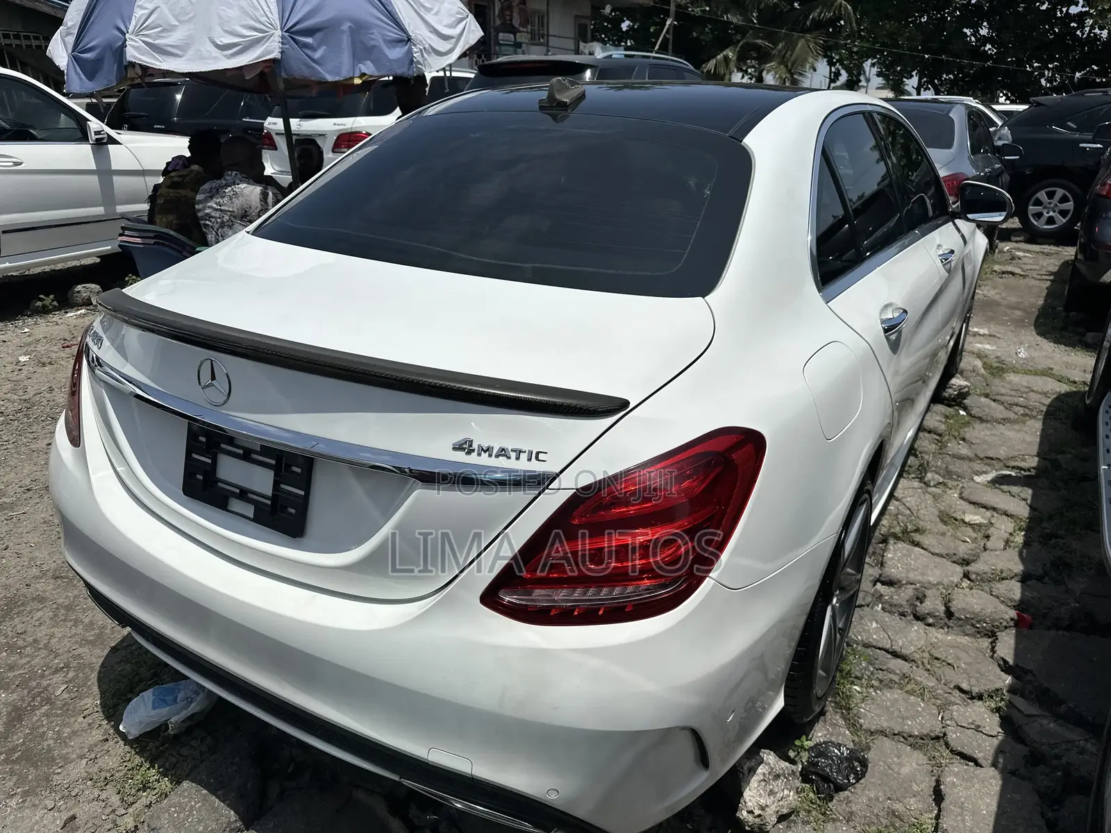 Mercedes-Benz C400 4Matic AWD Sedan (3.0L V6 7A) 2015 White