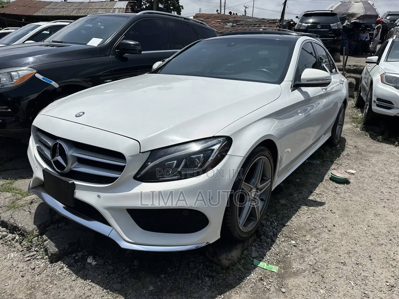 Mercedes-Benz C400 4Matic AWD Sedan (3.0L V6 7A) 2015 White