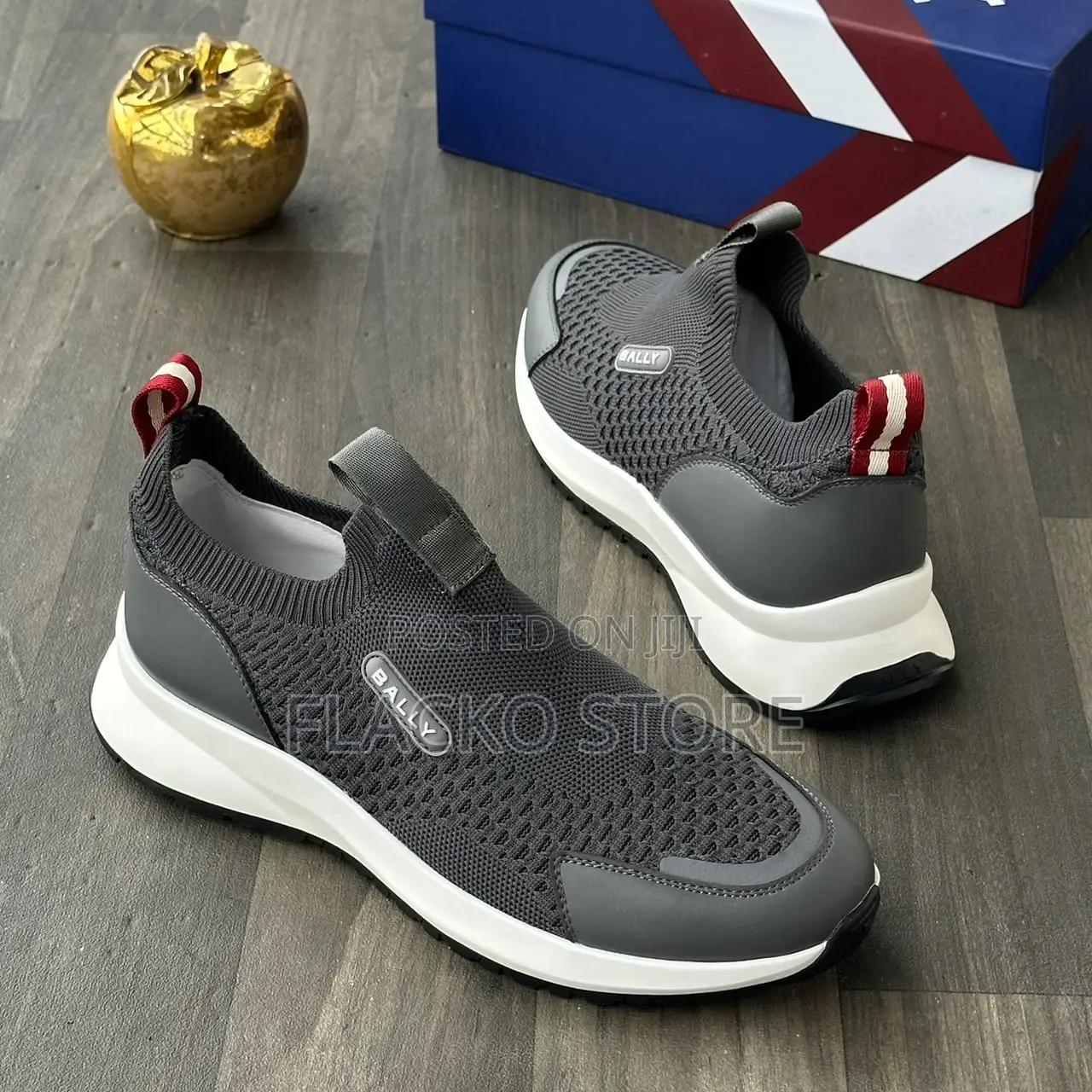 Original Bally Luxury Slip Ons Sneakers