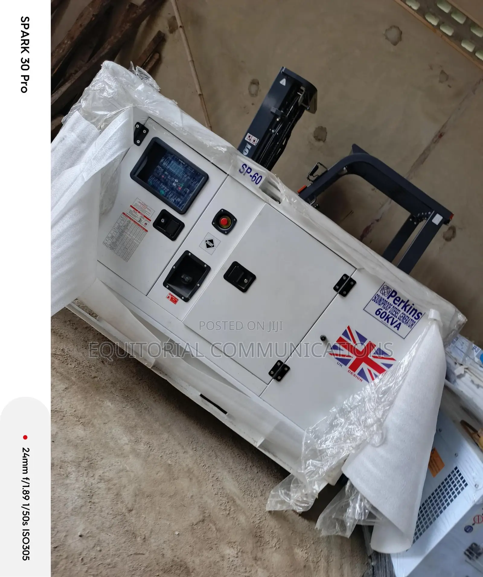 Perkins 60kVA Soundproof Generator –Reliable Industrial Perfomance