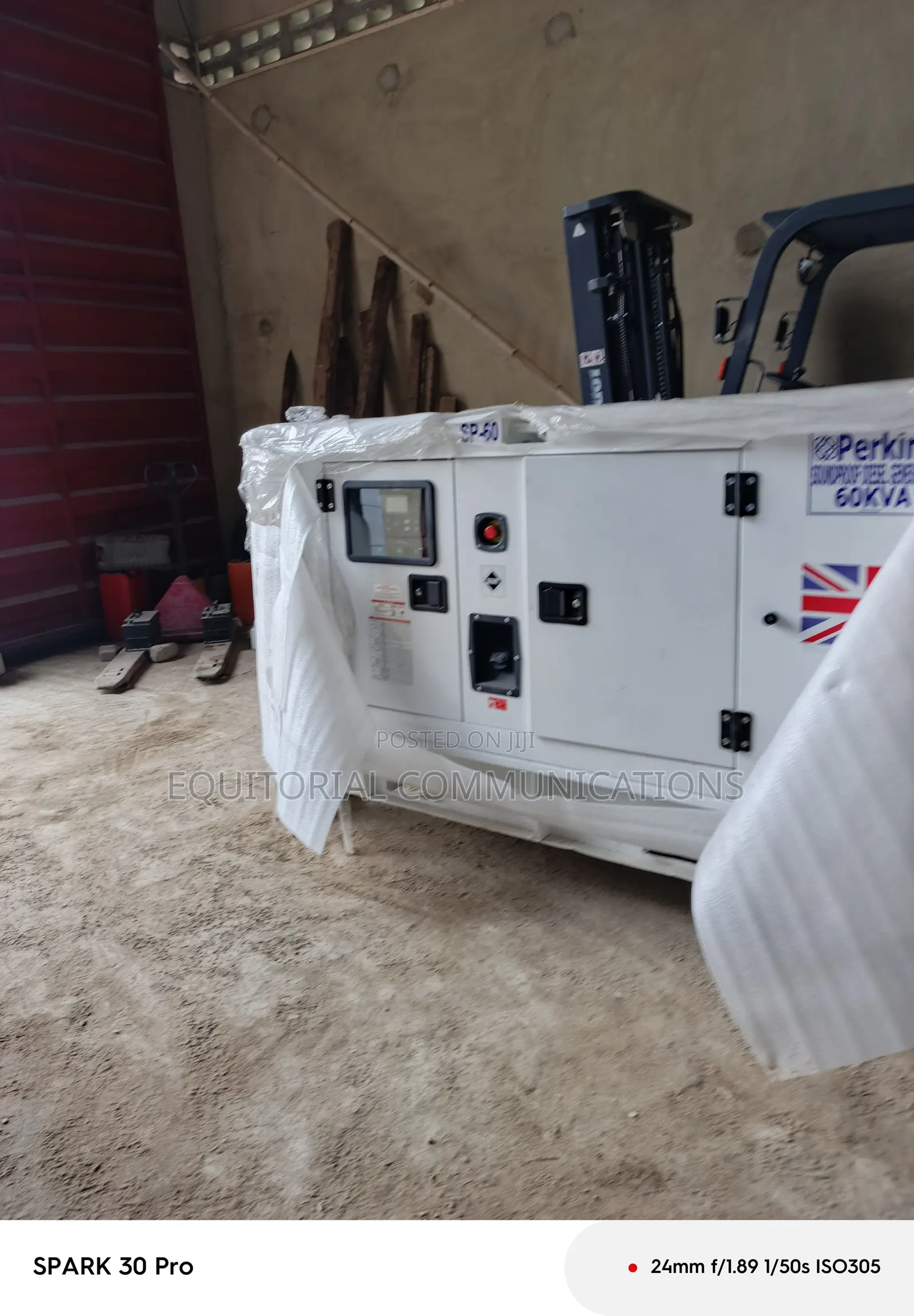 Perkins 60kVA Silent Genset – Strong Diesel Performance for Backup Pow