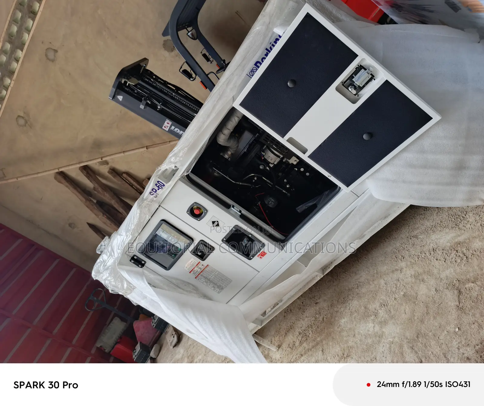 Perkins 60kVA Soundproof Generator –Efficient Power for Demanding Work