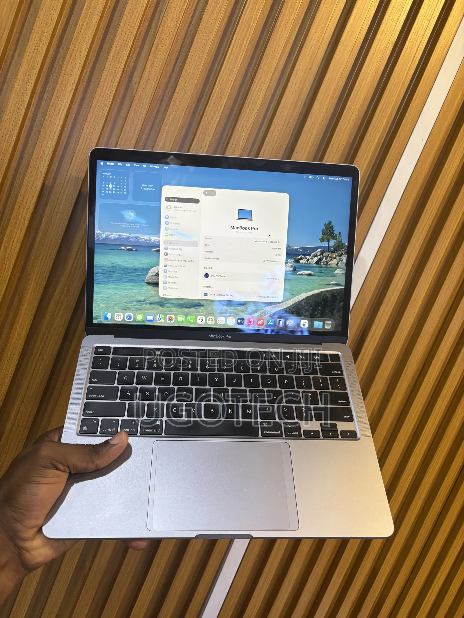 Laptop Apple MacBook Pro 2020 M1 16GB Apple M1 SSD 256GB