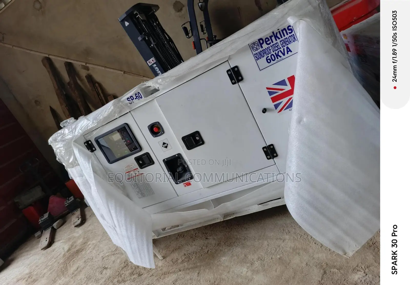 Perkins 60kVA Silent Diesel Generator –Power for Commercial Facilities