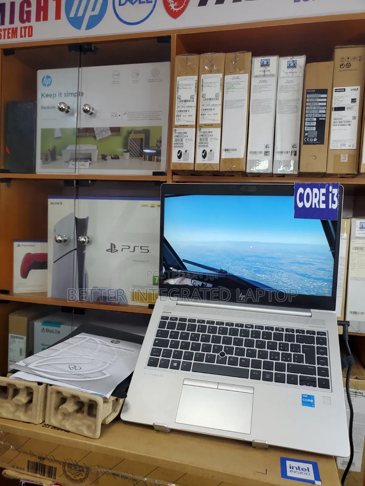 New Laptop HP EliteBook 820 4GB Intel Core i3 SSD 512GB