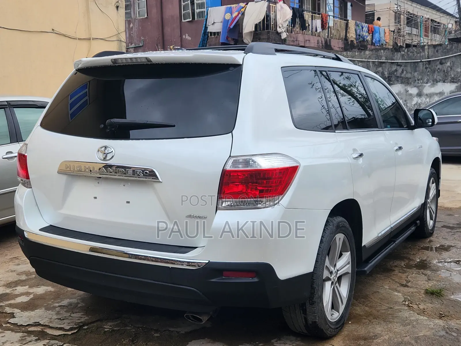 Toyota Highlander Limited 2012 White