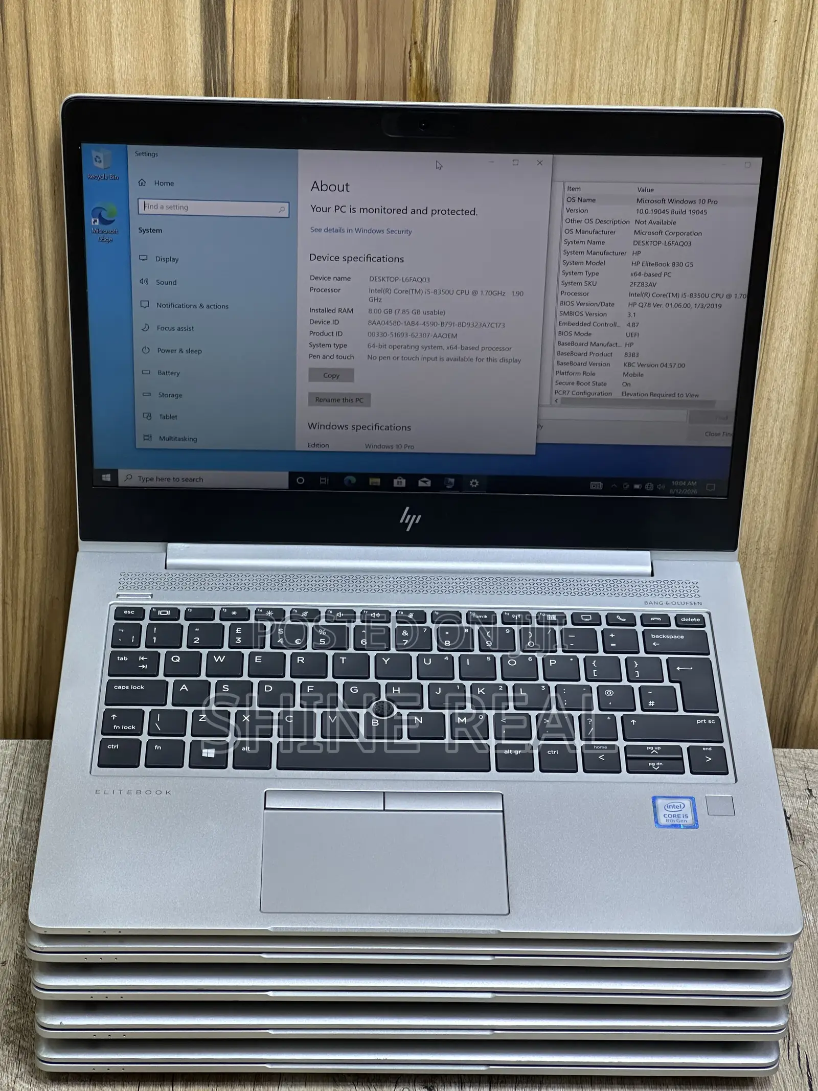 Laptop HP EliteBook 830 G6 8GB Intel Core i5 SSD 256GB