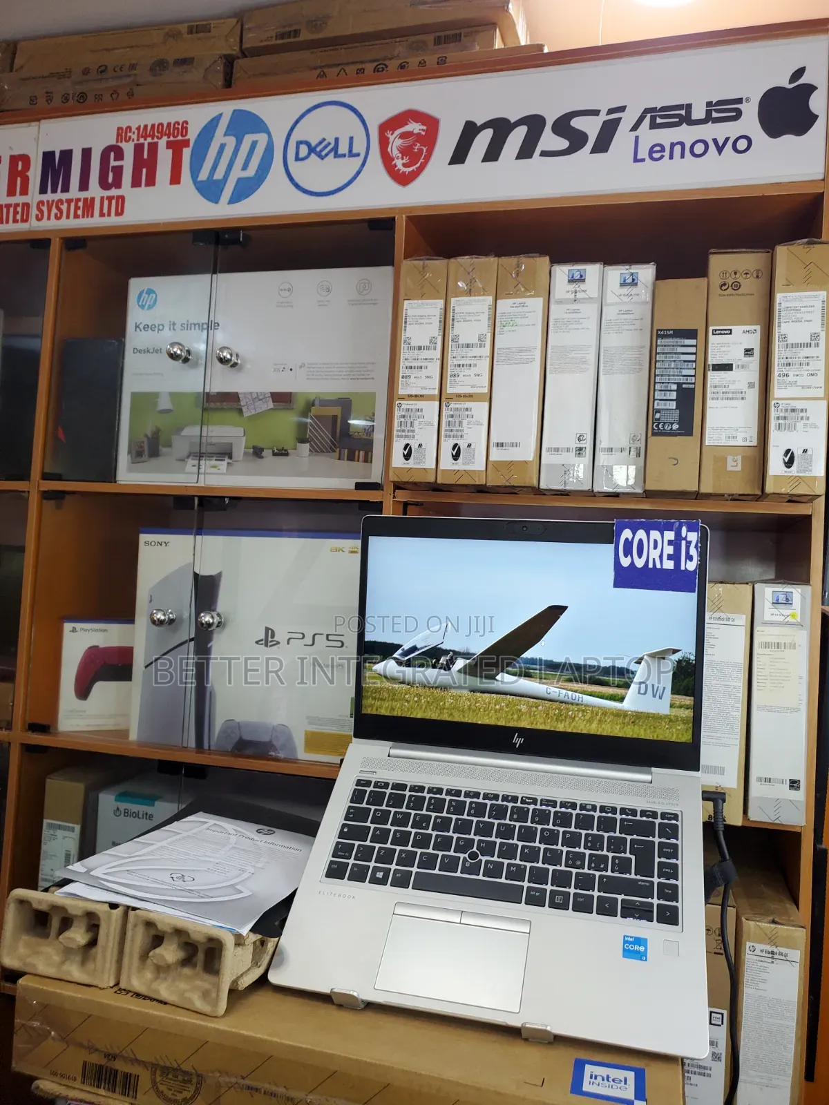 New Laptop HP EliteBook 820 8GB Intel Core i3 SSD 512GB