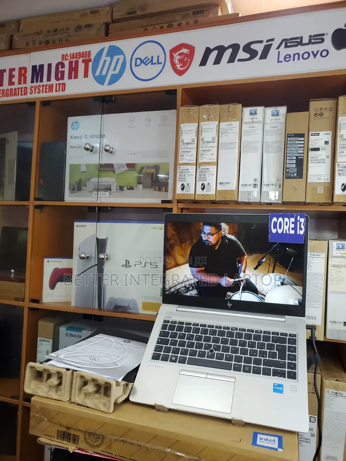 New Laptop HP EliteBook 820 8GB Intel Core i3 SSD 512GB