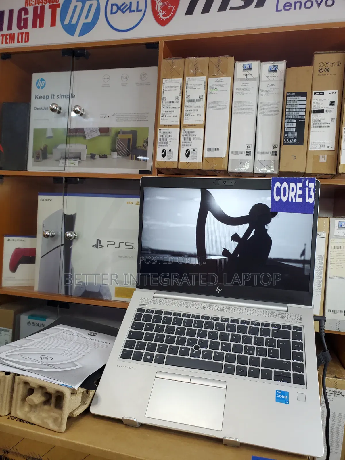 New Laptop HP EliteBook 820 12GB Intel Core i3 SSD 512GB