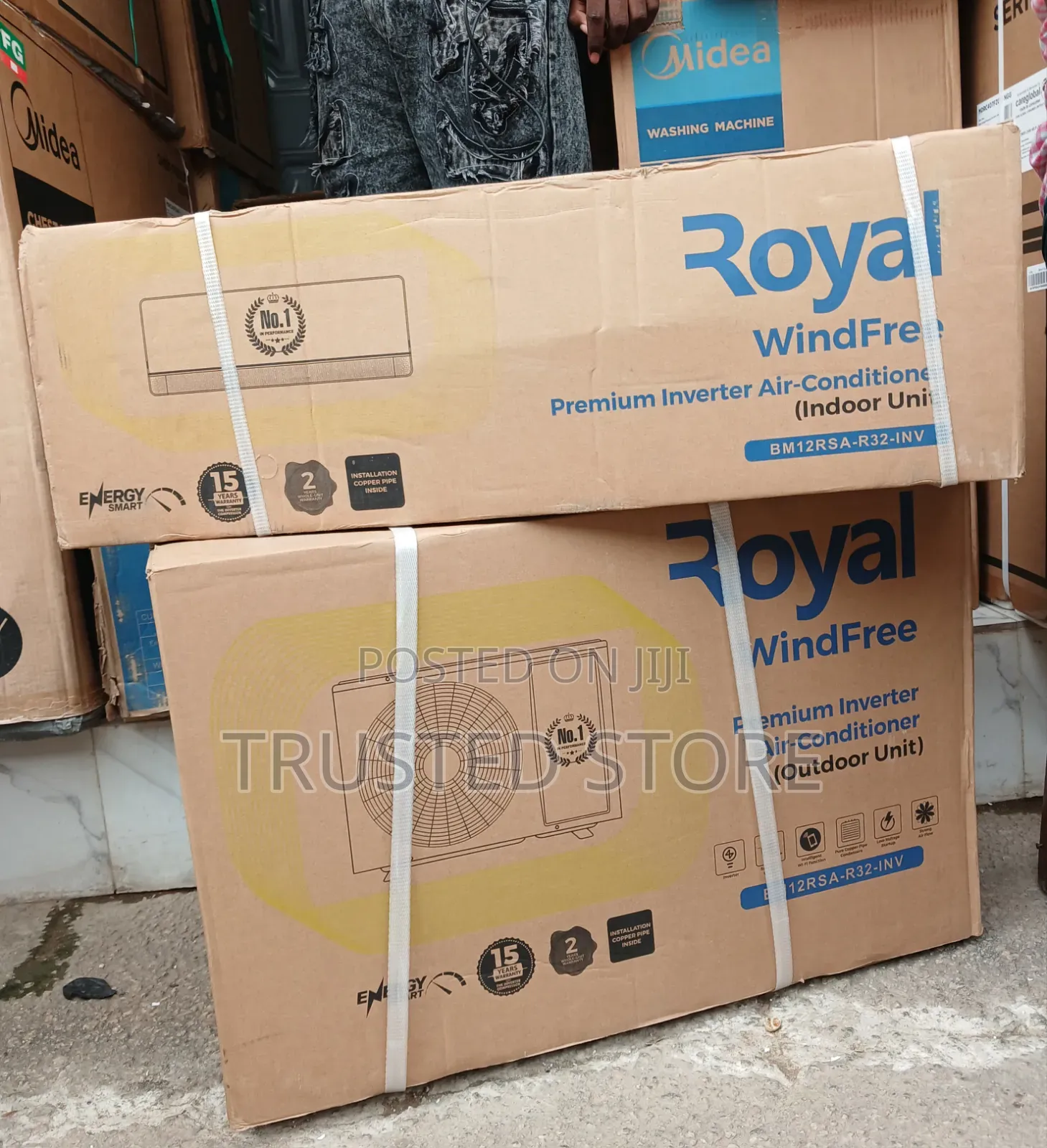 Royal WindFree Black Face 1.5hp Inverter AC