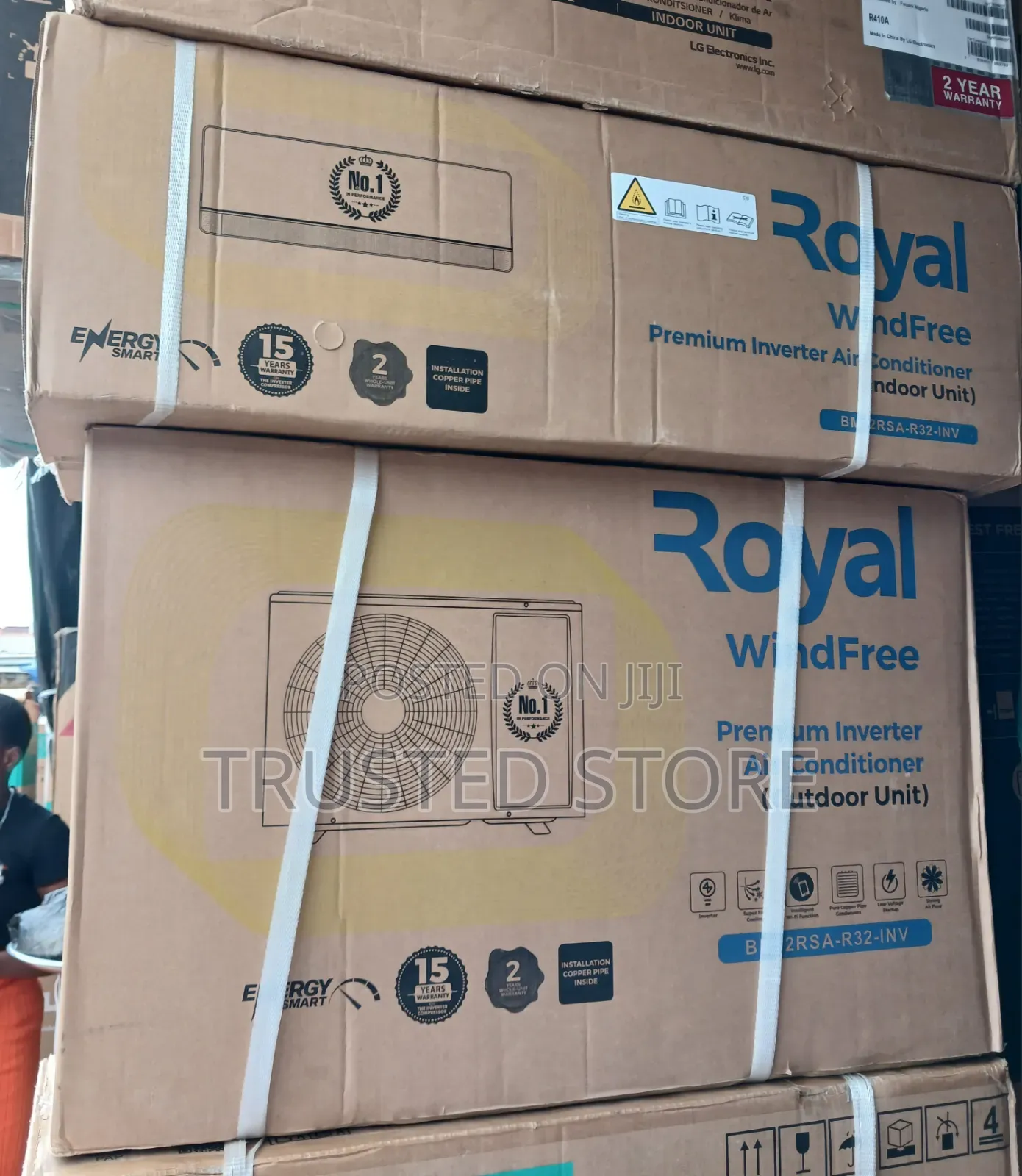 Royal WindFree Black Face 1.5hp Inverter AC